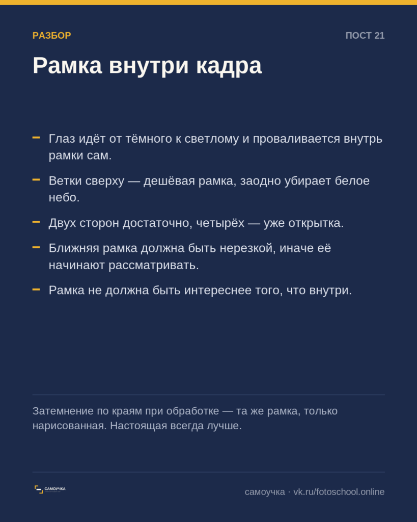 Рамка внутри кадра